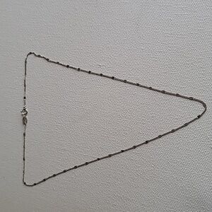 Sterling Silver dainty necklace 16" New